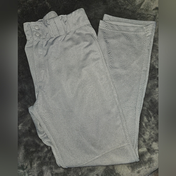 Men's Wilson Gray Baseball Straight Leg Pants. Size Large, Used Condition. - Picture 1 of 6